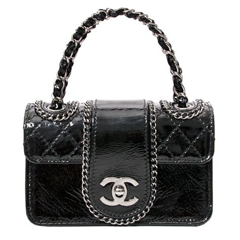 chanel black bag silver - chanel small lambskin evening bag.